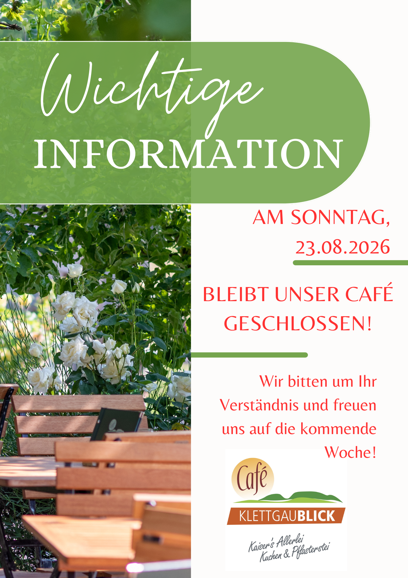 Geschlossen 23.08.2026